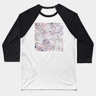 Lavender - Original Abstract Design Baseball T-Shirt